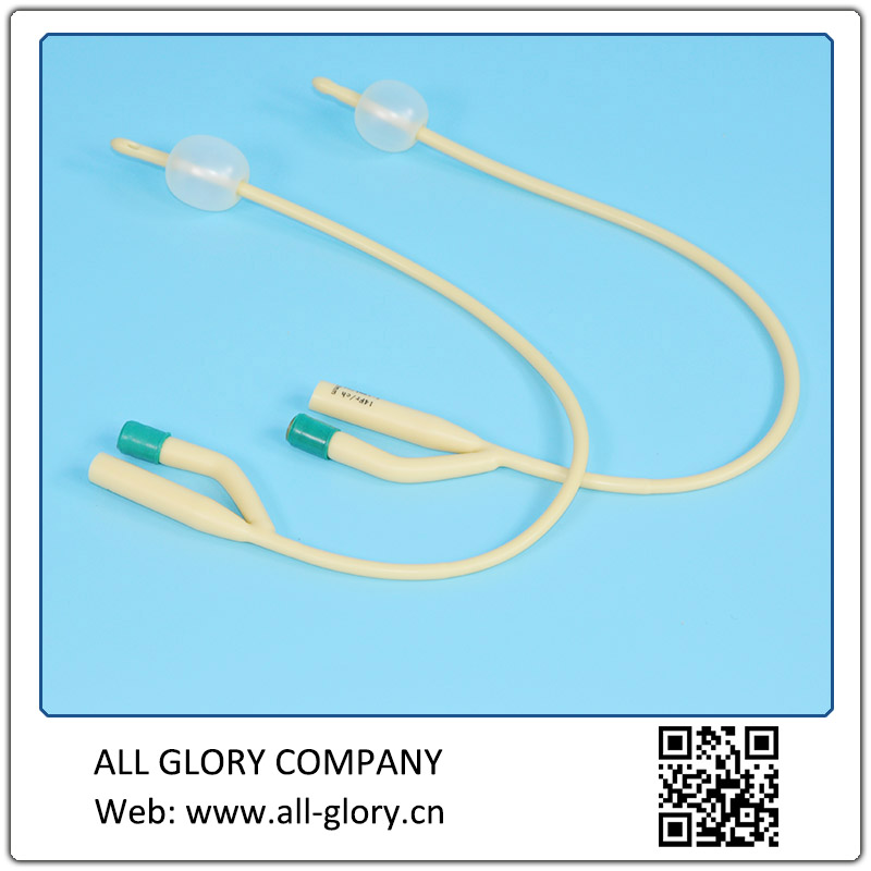 Latex Foley Catheter, Silicone Coated